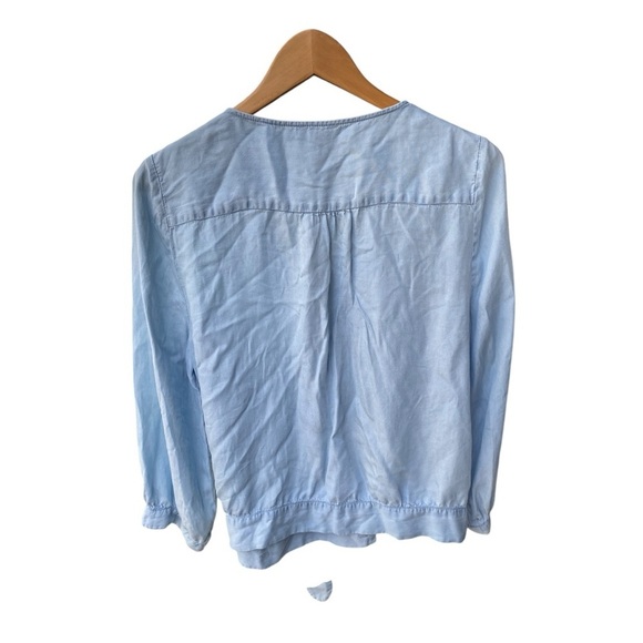 Vince Camuto Side Tie Surplice Top I Size:L - Picture 12 of 13